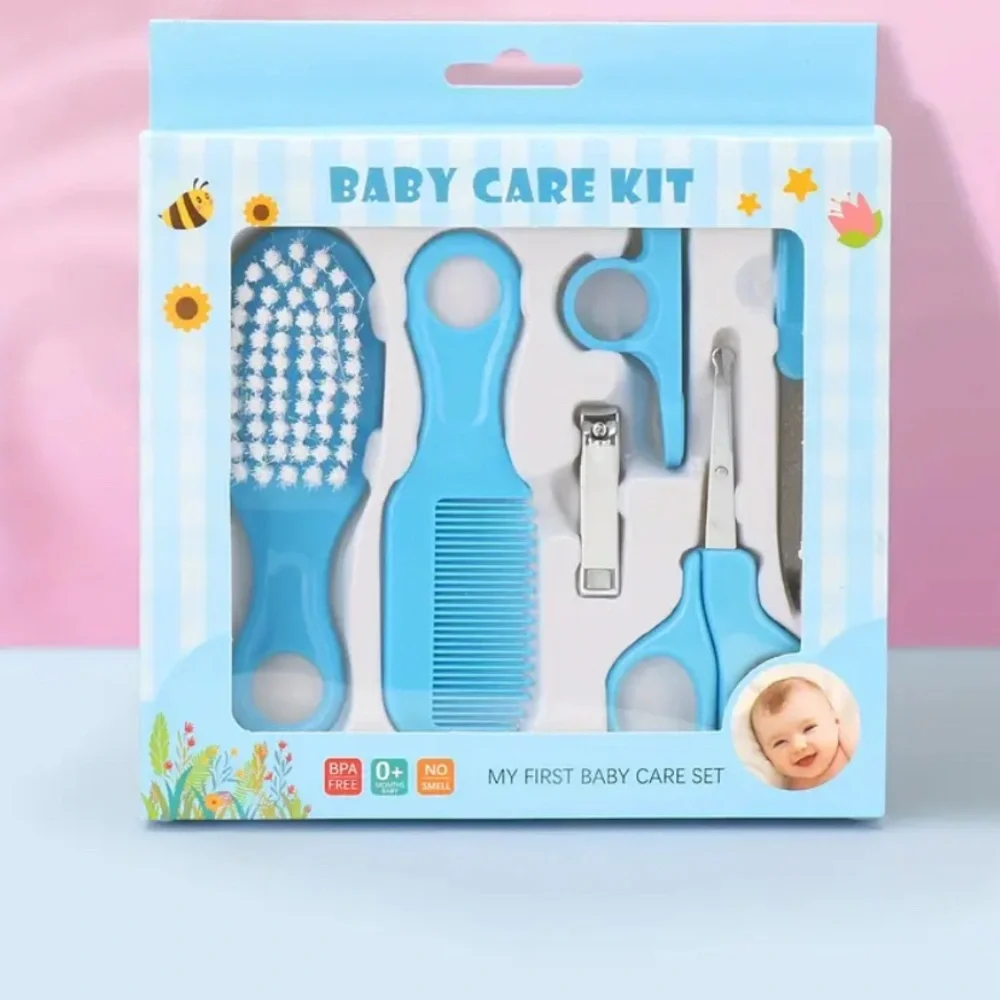(New in package) 6 pc Baby Care Kit Pink, or Yellow